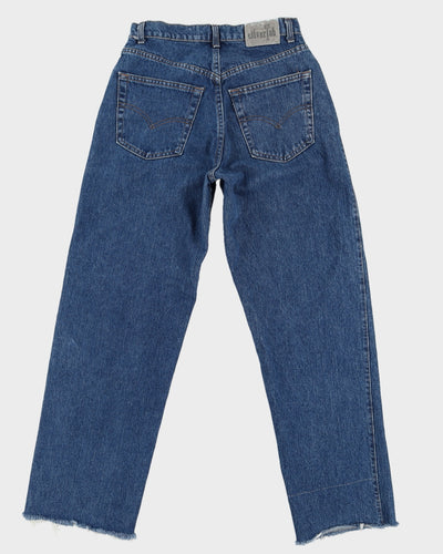 Vintage 90s Levi's Dark Wash Raw Hem Silvertab Jeans - W30 L31