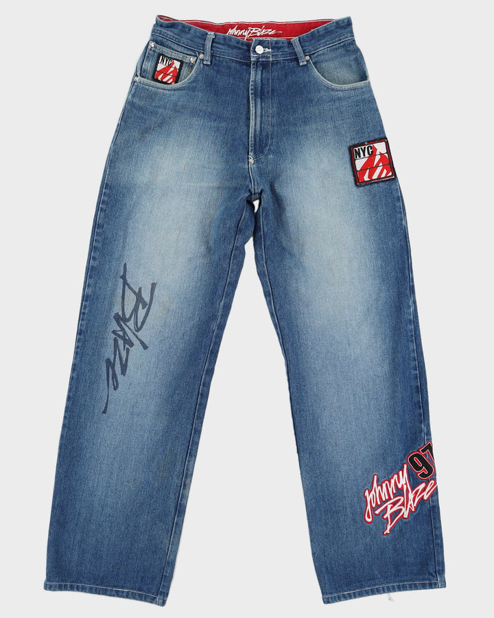 Y2K 00s Johnny Blaze Denim Jeans - W32 L31