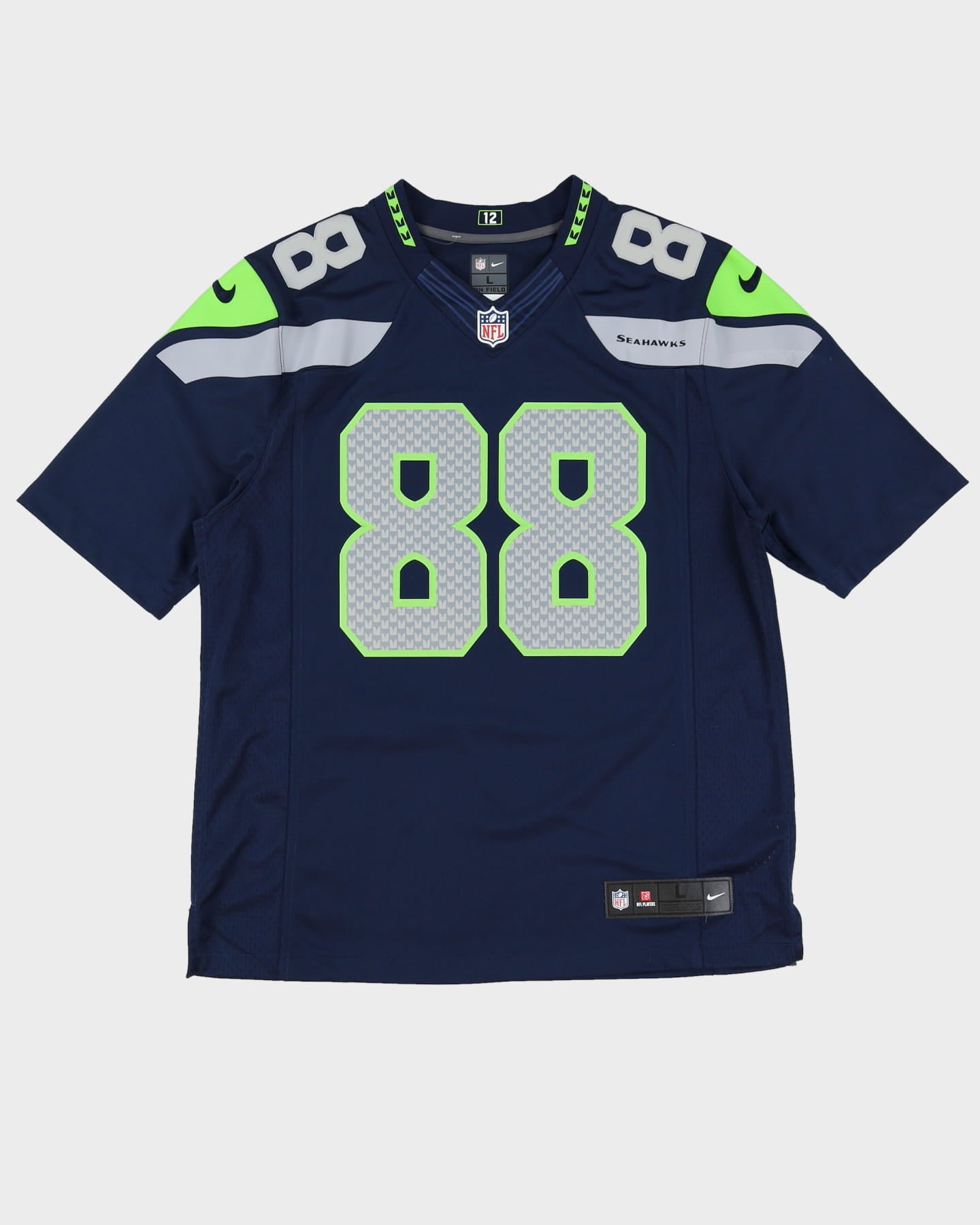 Jimmy Graham #88 Seattle Seahawks Navy Nike Stitched NFL Jersey - L
