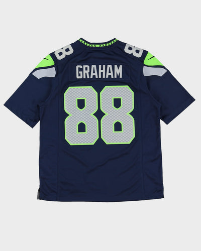 Jimmy Graham #88 Seattle Seahawks Navy Nike Stitched NFL Jersey - L