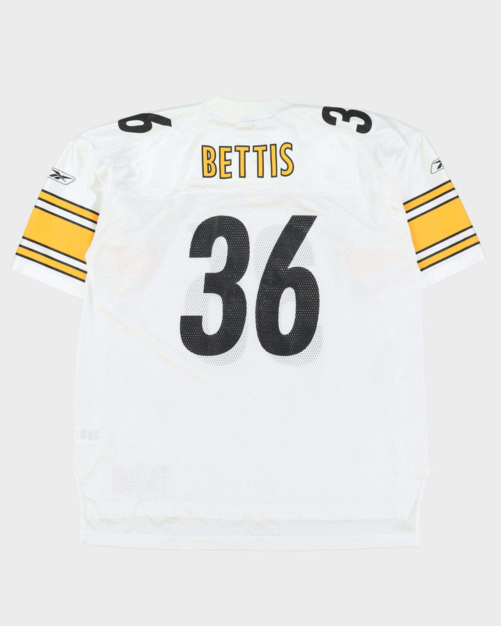 Jerome Bettis #36 Pittsburgh Steelers White Reebok NFL Jersey - XL
