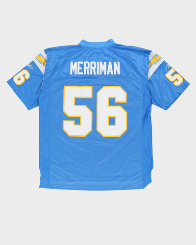 Shawne Merriman #56 San Diego / Los Angeles Chargers Blue Reebok NFL Jersey - XL