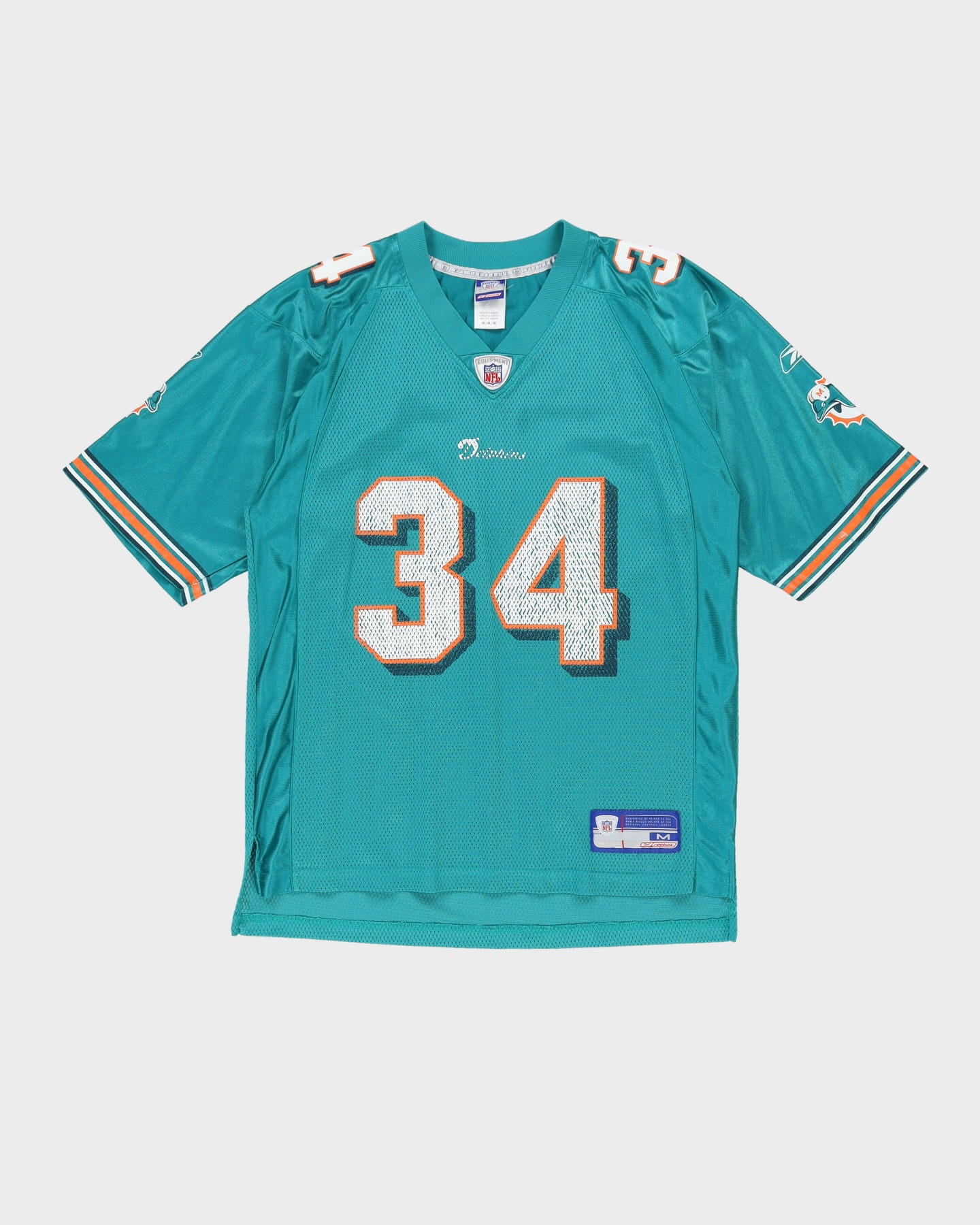 Ricky Williams #34 Miami Dolphins Blue Reebok NFL Jersey - M
