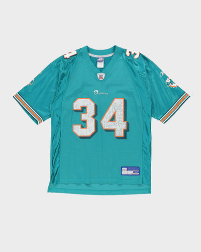 Ricky Williams #34 Miami Dolphins Blue Reebok NFL Jersey - M