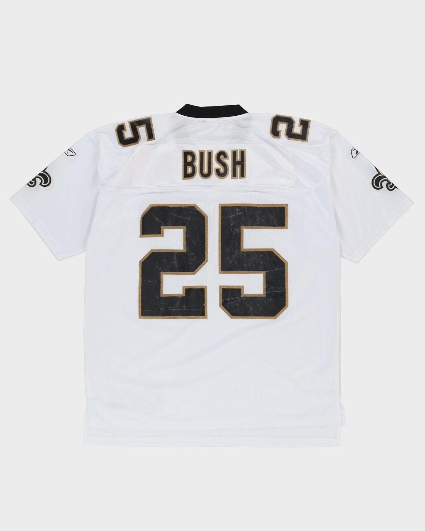 Reggie Bush #25 New Orleans Saints White Reebok NFL Jersey - XL