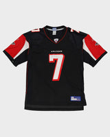 Mike Vick #7 Atlanta Falcons Black / Red Reebok NFL Jersey - L