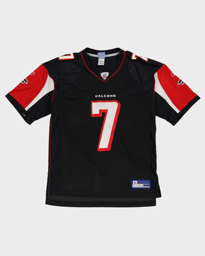 Mike Vick #7 Atlanta Falcons Black / Red Reebok NFL Jersey - L