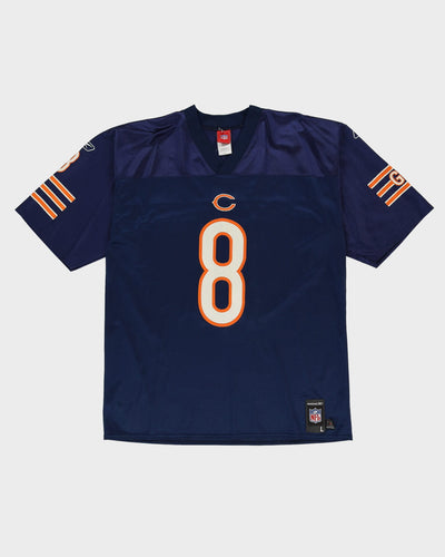Rex Grossman #8 Chicago Bears Navy / Orange Reebok NFL Jersey - L