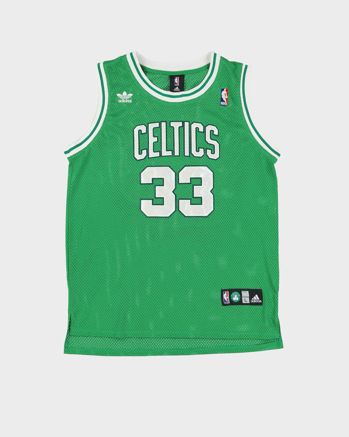 Larry Bird #33 Boston Celtics Green NBA Basketball Jersey - L