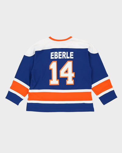 Edmonton Oilers NHL Blue / Orange / White Ice Hockey Jersey - M
