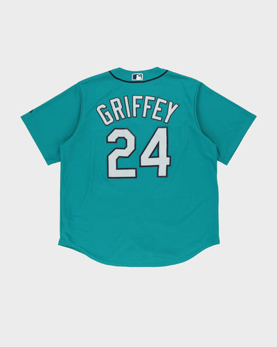 Seattle Mariners Majestic Turquoise Baseball Jersey - XL