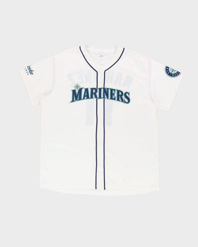 Edgar Martinez #11 Seattle Mariners White Baseball Jersey - XL / XXL