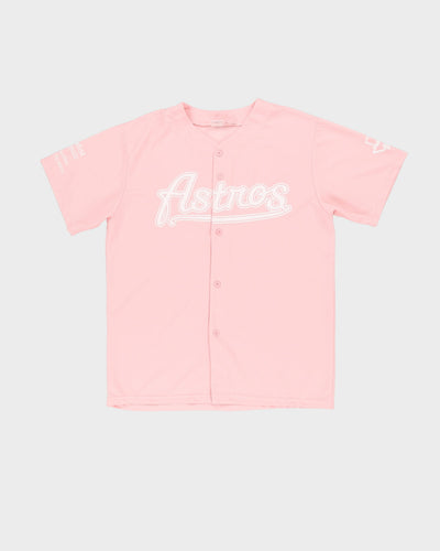Houston Astros Pink MLB Baseball Jersey - L