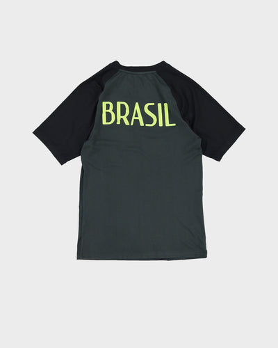 Brazil Nike Black Dri-Fit Training Football Shirt / Jersey - S