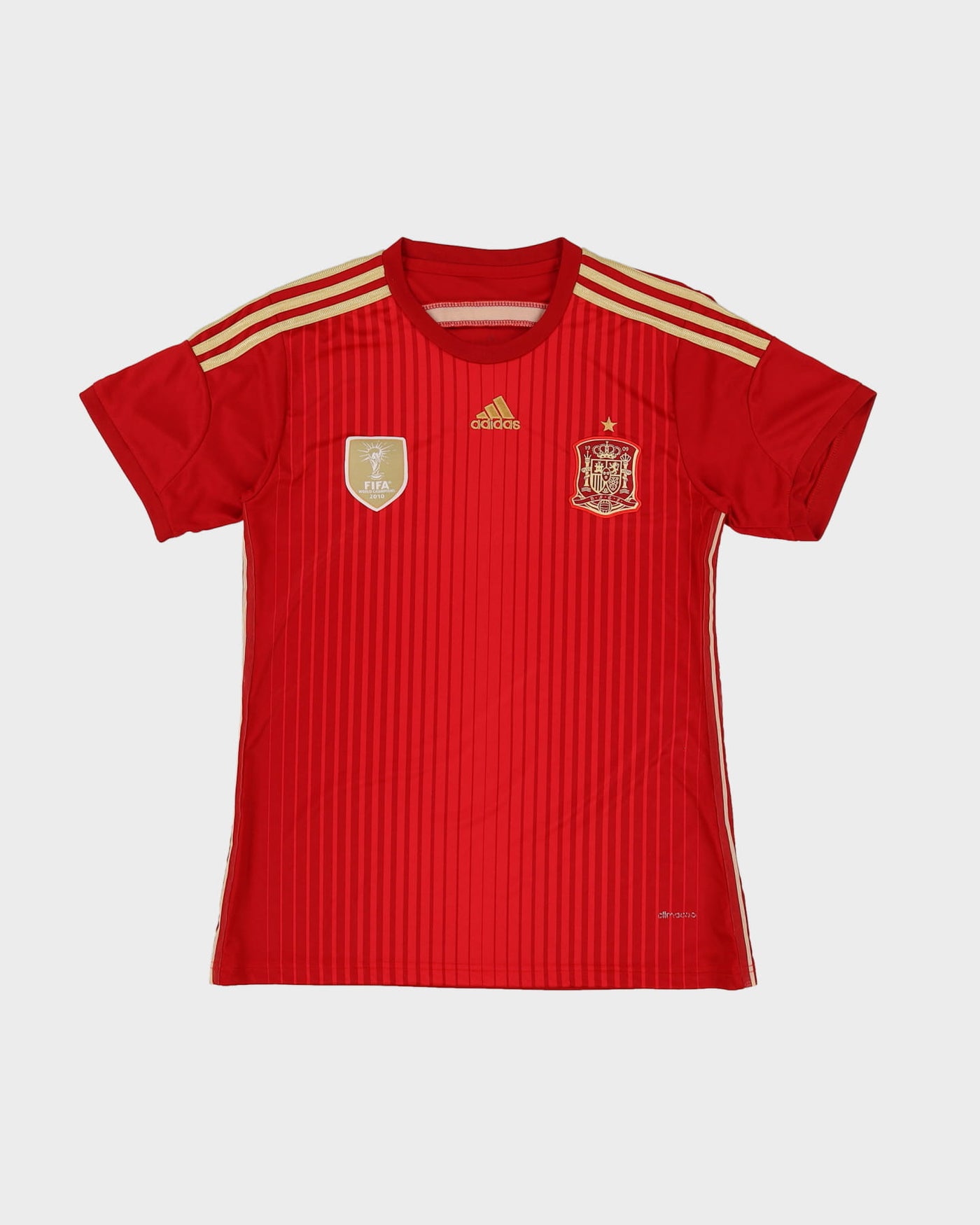 Spain 2010 Champions Red Adidas Football Shirt / Jersey - S