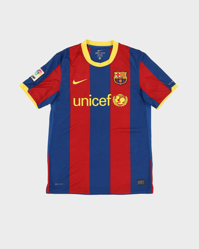 2010-11 FC Barcelona Classic Home Football Shirt / Jersey - M