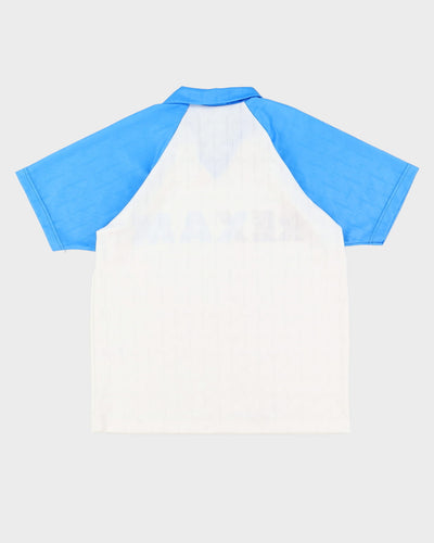 90s Rexam Blue / White Training Football Shirt / Jersey - L