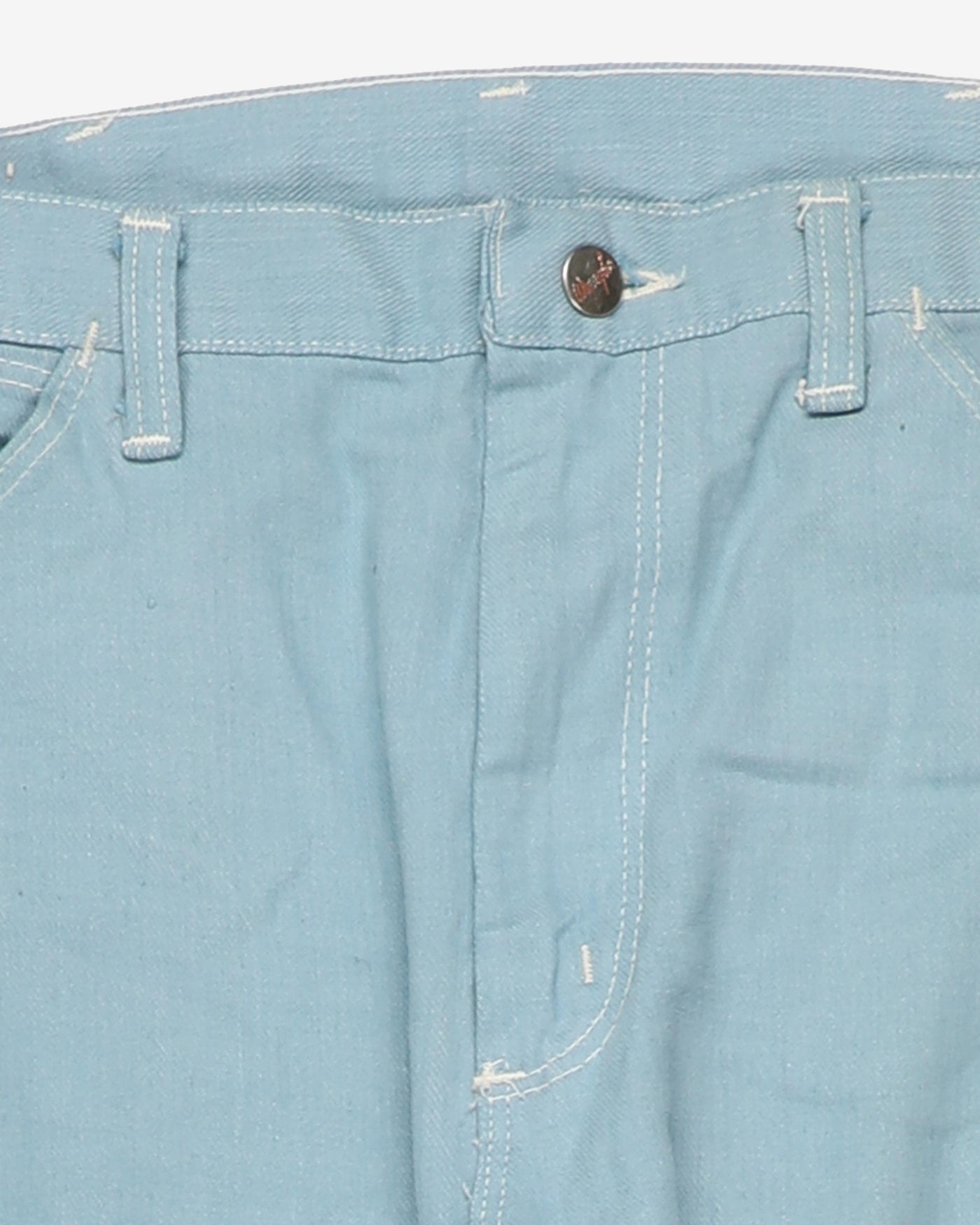 Vintage 70s Wrangler Baby Blue Trousers - W35 L30
