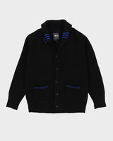 00s Stussy Black Cardigan - L