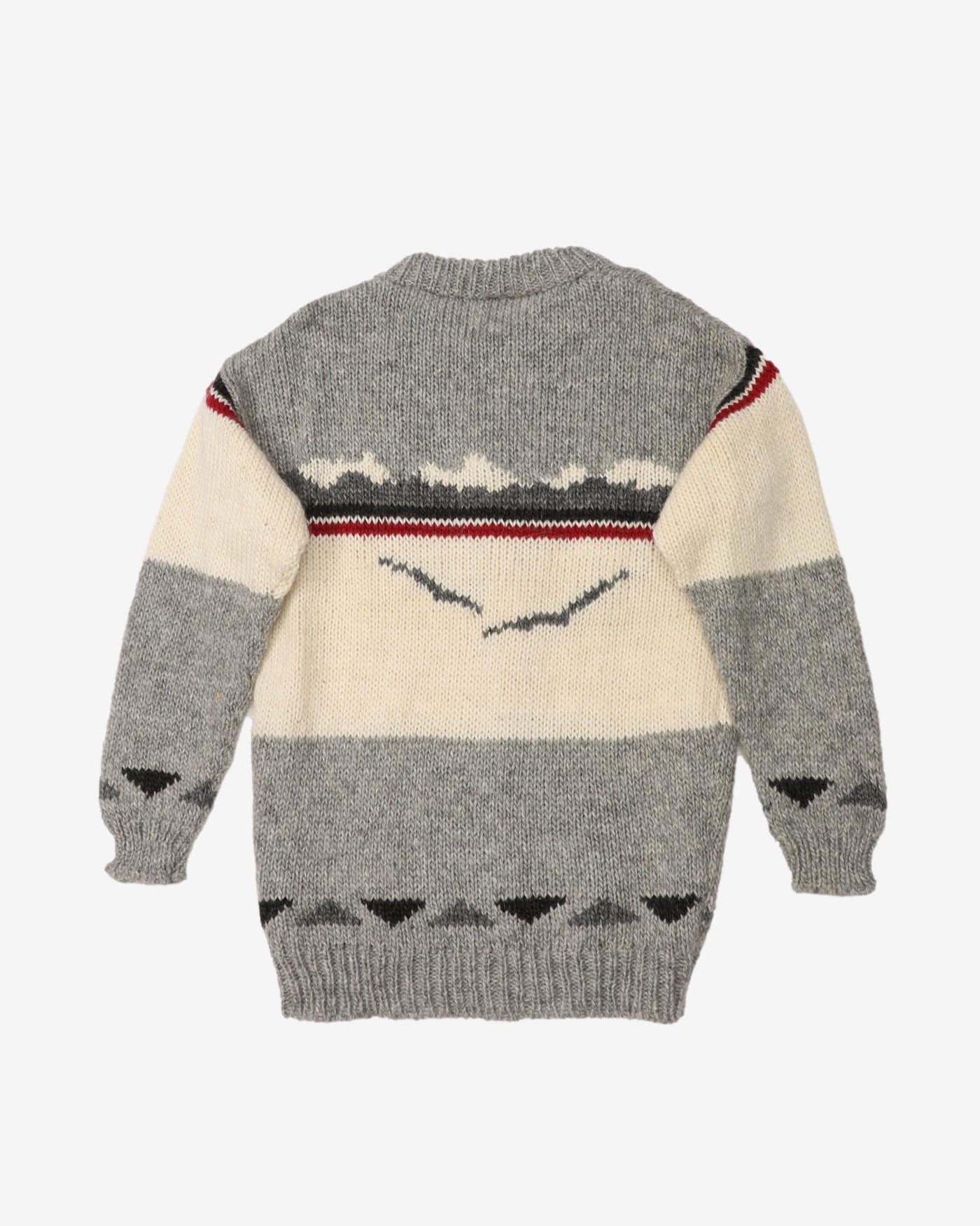 Canadian hand knitted cardigan - L