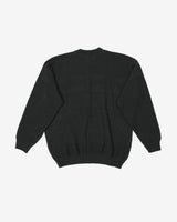 Vintage 90s Green Patterned Knit Oversized Sweatshirt - M