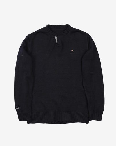 Vintage Arnold Palmer Navy Knit - L