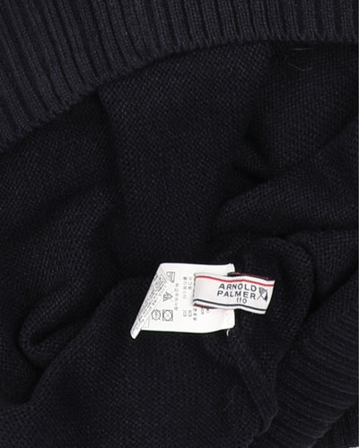 Vintage Arnold Palmer Navy Knit - L
