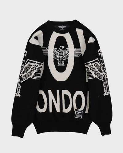 Boy London Eagle Graphic Knitted Jumper - XS