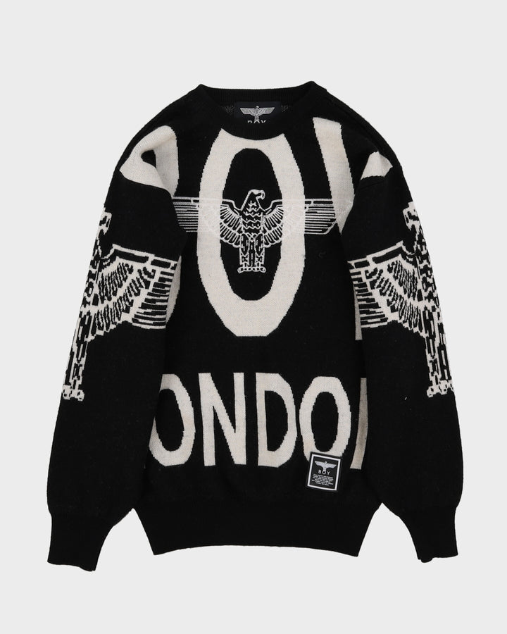 Boy London Eagle Graphic Knitted Jumper - XS