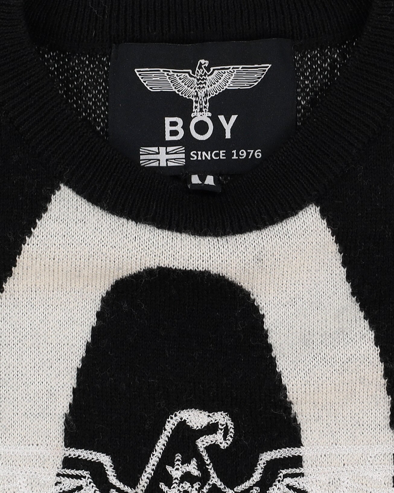 Boy London Eagle Graphic Knitted Jumper - XS