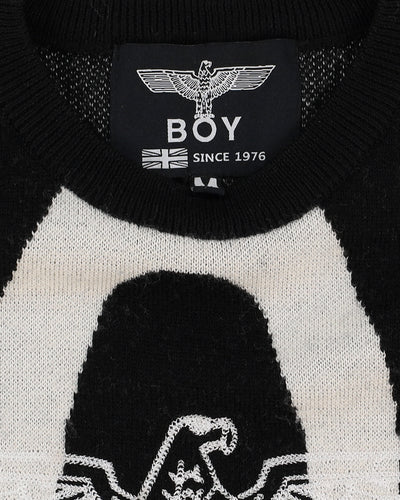 Boy London Eagle Graphic Knitted Jumper - XS