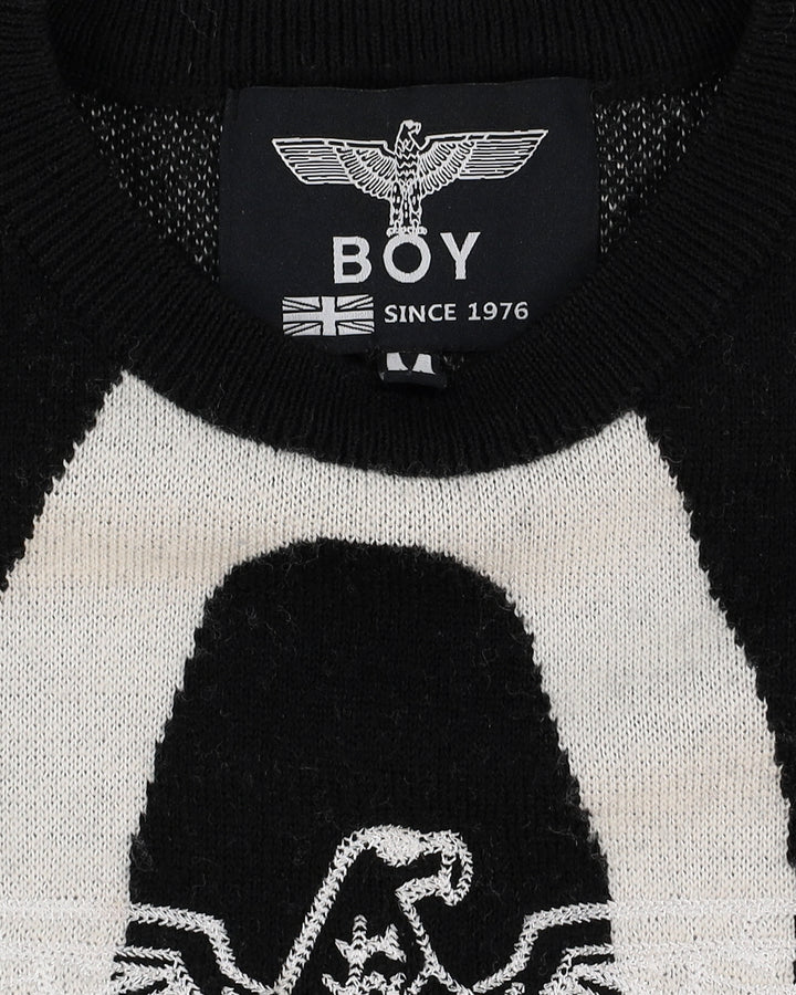 Boy London Eagle Graphic Knitted Jumper - XS