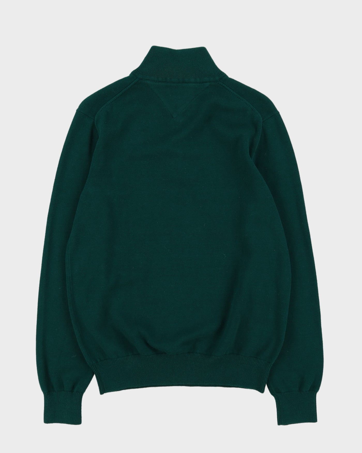 Tommy Hilfiger Green Quarter-Zip Knit - S