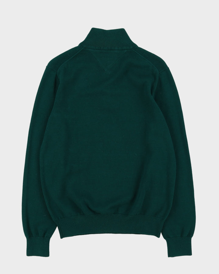 Tommy Hilfiger Green Quarter-Zip Knit - S