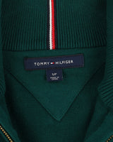 Tommy Hilfiger Green Quarter-Zip Knit - S