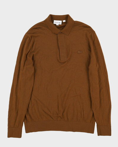 Vintage 90s Lacoste Long Sleeve Wool Knit - L