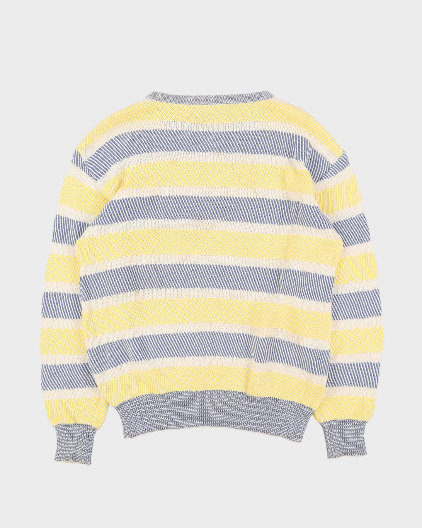 Christian Dior Yellow Patterned Knit - L