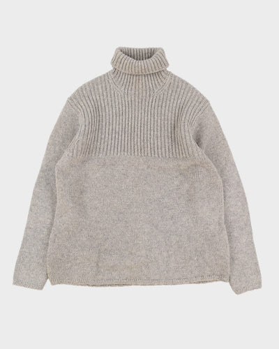 GAP Grey Roll Neck Knitted Sweater - XL