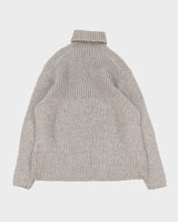 GAP Grey Roll Neck Knitted Sweater - XL