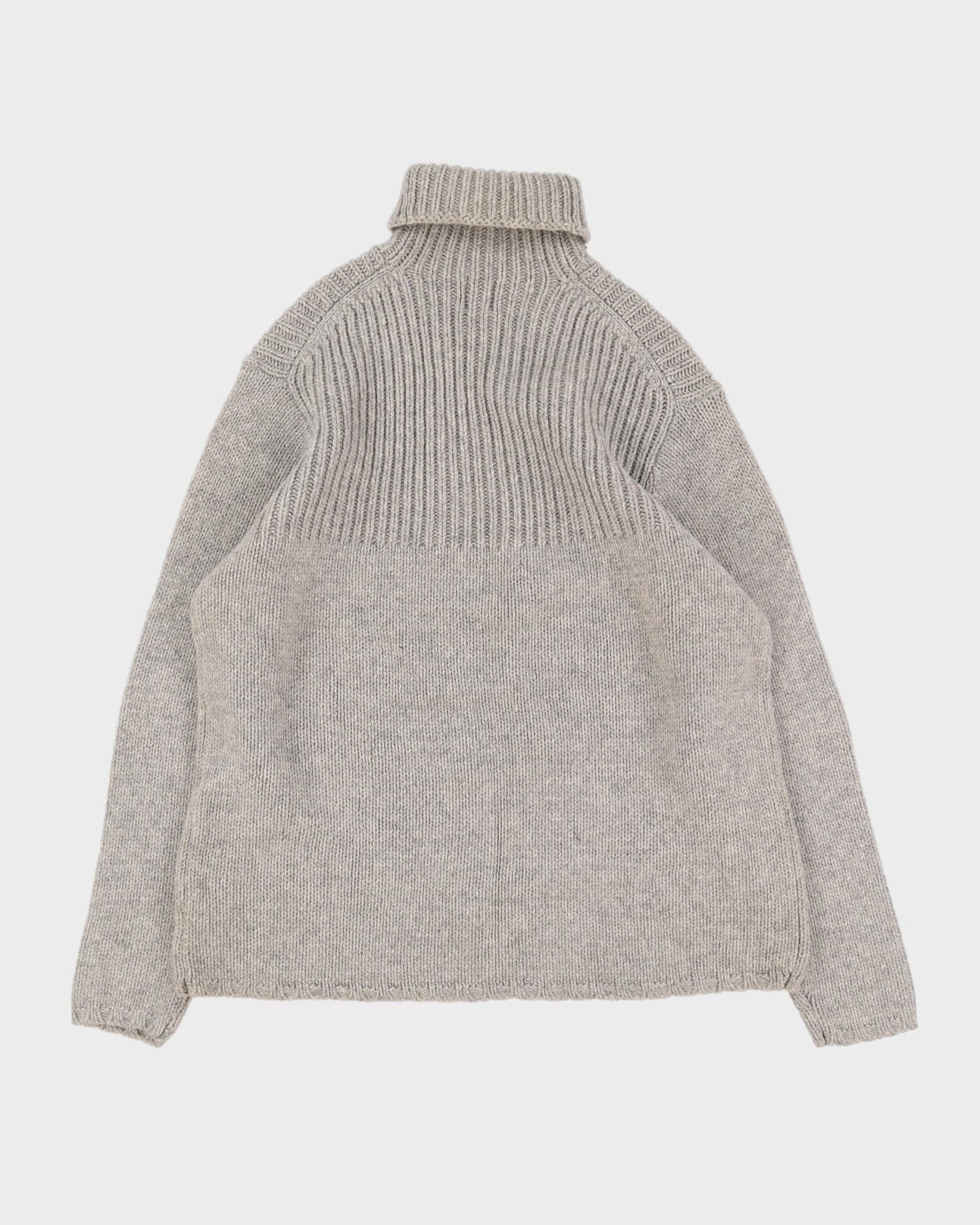 GAP Grey Roll Neck Knitted Sweater - XL