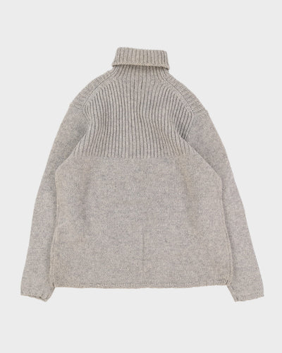 GAP Grey Roll Neck Knitted Sweater - XL