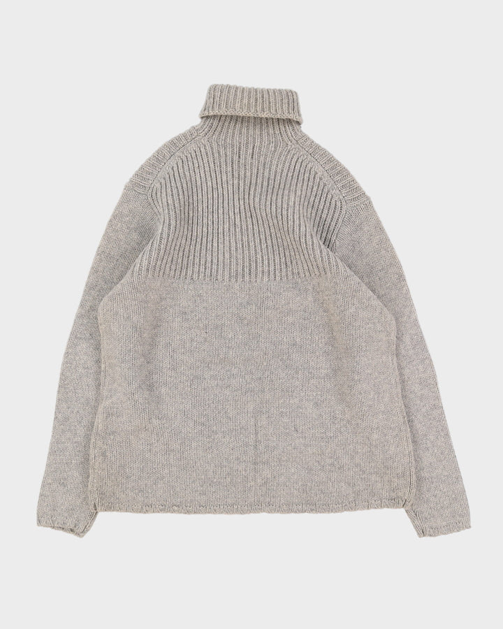 GAP Grey Roll Neck Knitted Sweater - XL