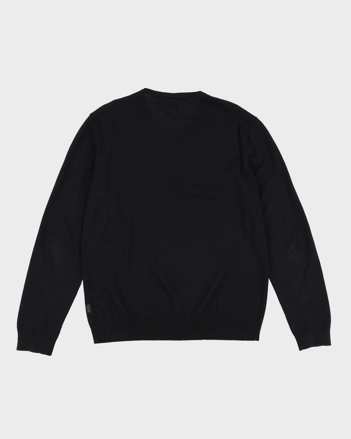 Hugo Boss Black Wool Knitted Jumper - S