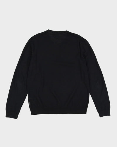 Hugo Boss Black Wool Knitted Jumper - S