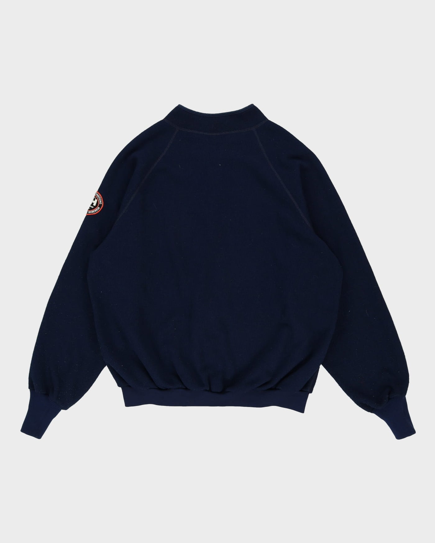 00s Helly Hansen Extreme Condition Navy Zip-Up Knit - XL