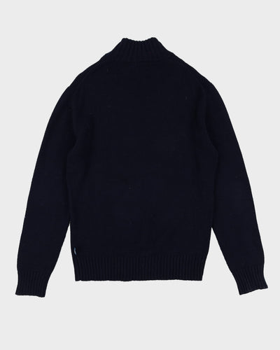 Vintage 90s Ralph Lauren Navy US Flag Knit - L