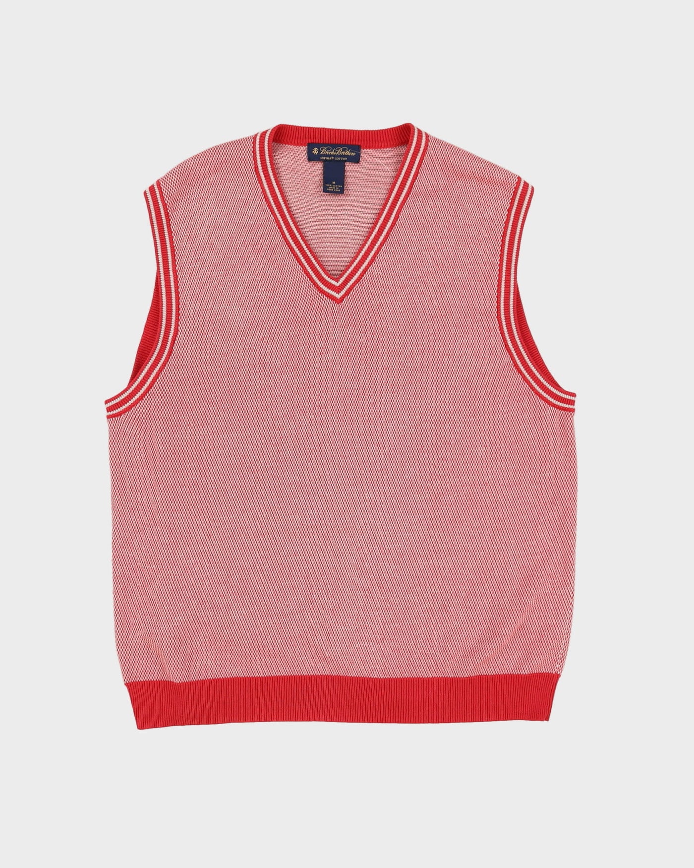 Brooks Brothers Red Knitted Tank Top - M