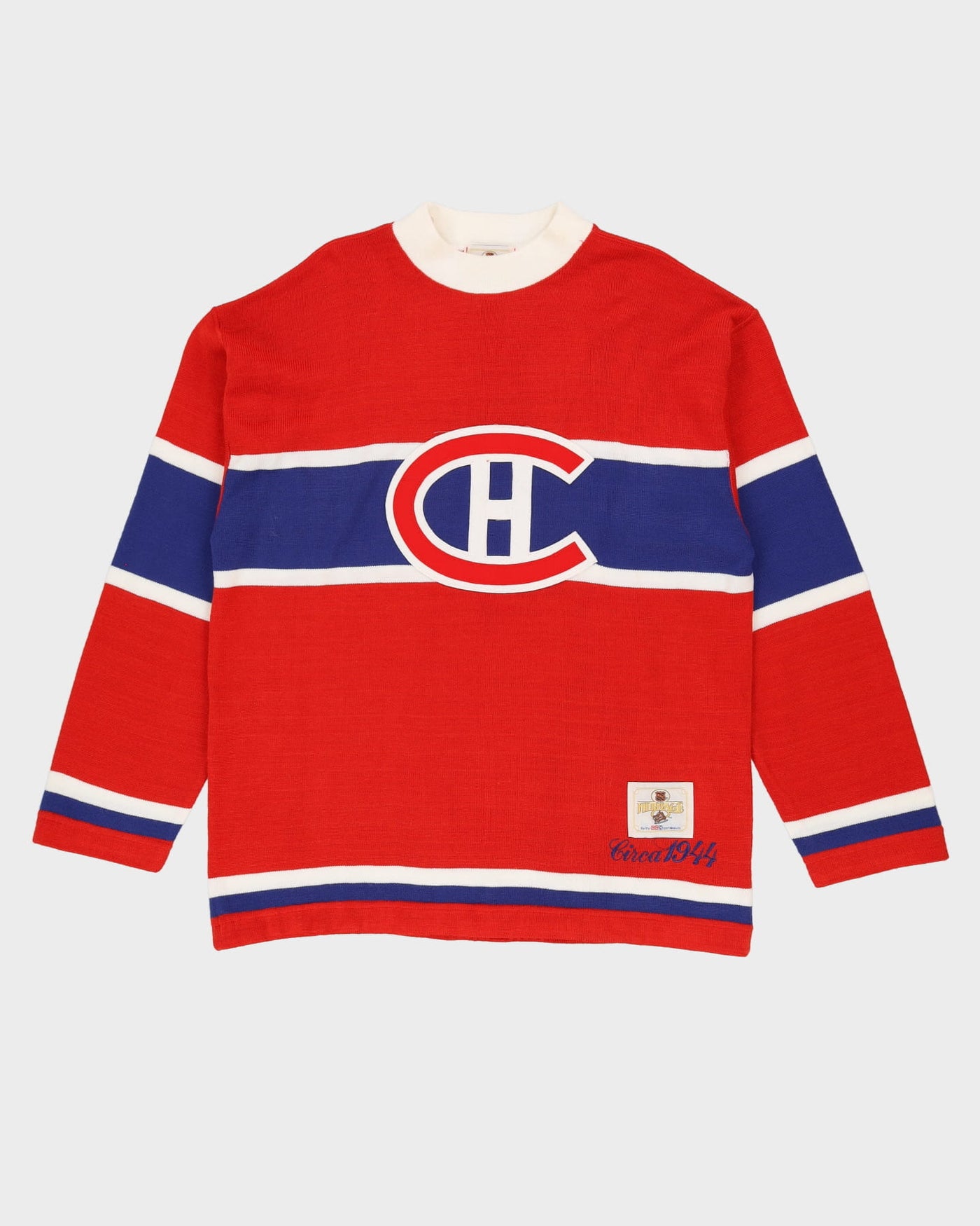 Montreal Canadiens NHL Heritage Red Chunky Knit - XL