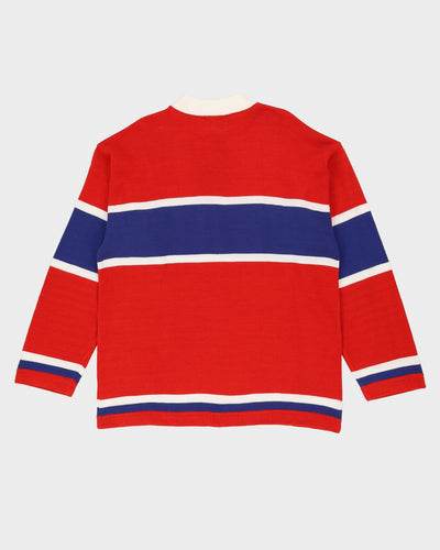 Montreal Canadiens NHL Heritage Red Chunky Knit - XL