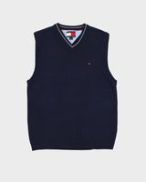 Tommy Hilfiger Navy Sleeveless Knit / Sweater Vest - S